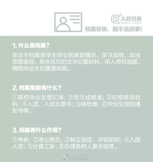 離校3大要緊事：檔案+戶口+租房！